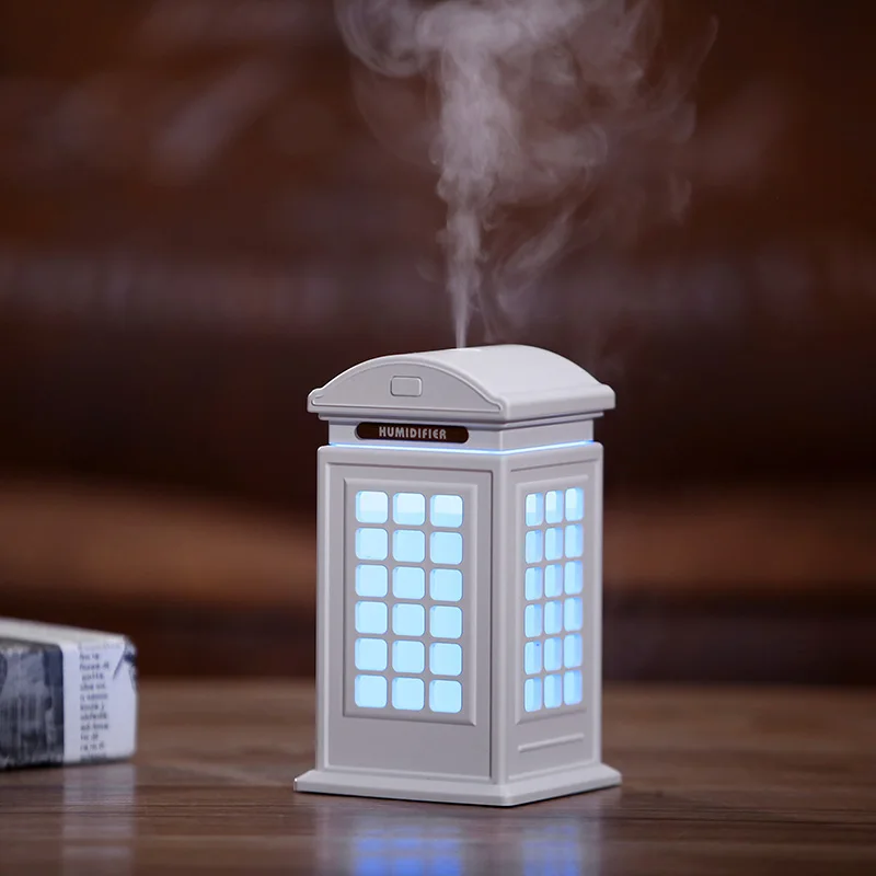 300 мл креативный ретро телефон будка увлажнитель воздуха мини USB бесшумный