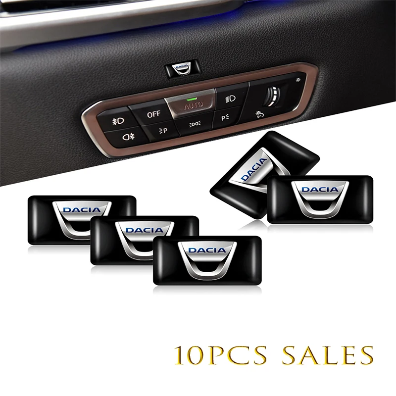 

3D Dacia Badge Car Body Steering Wheel Stickers Decals For Renault Megane Logan Fluence Sandero Symbol
