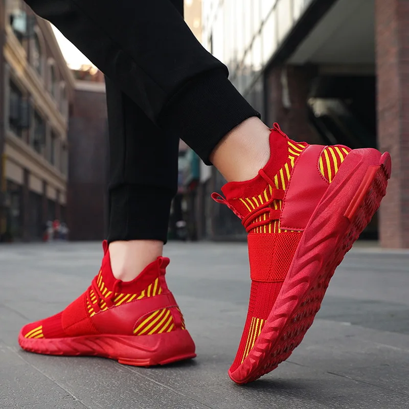 

Mixed Colors Men Casual Sports Shoes Breathable Running Jogging Sneakers Lightweight Outdoor Footwear Zapatillas Hombre Fashion