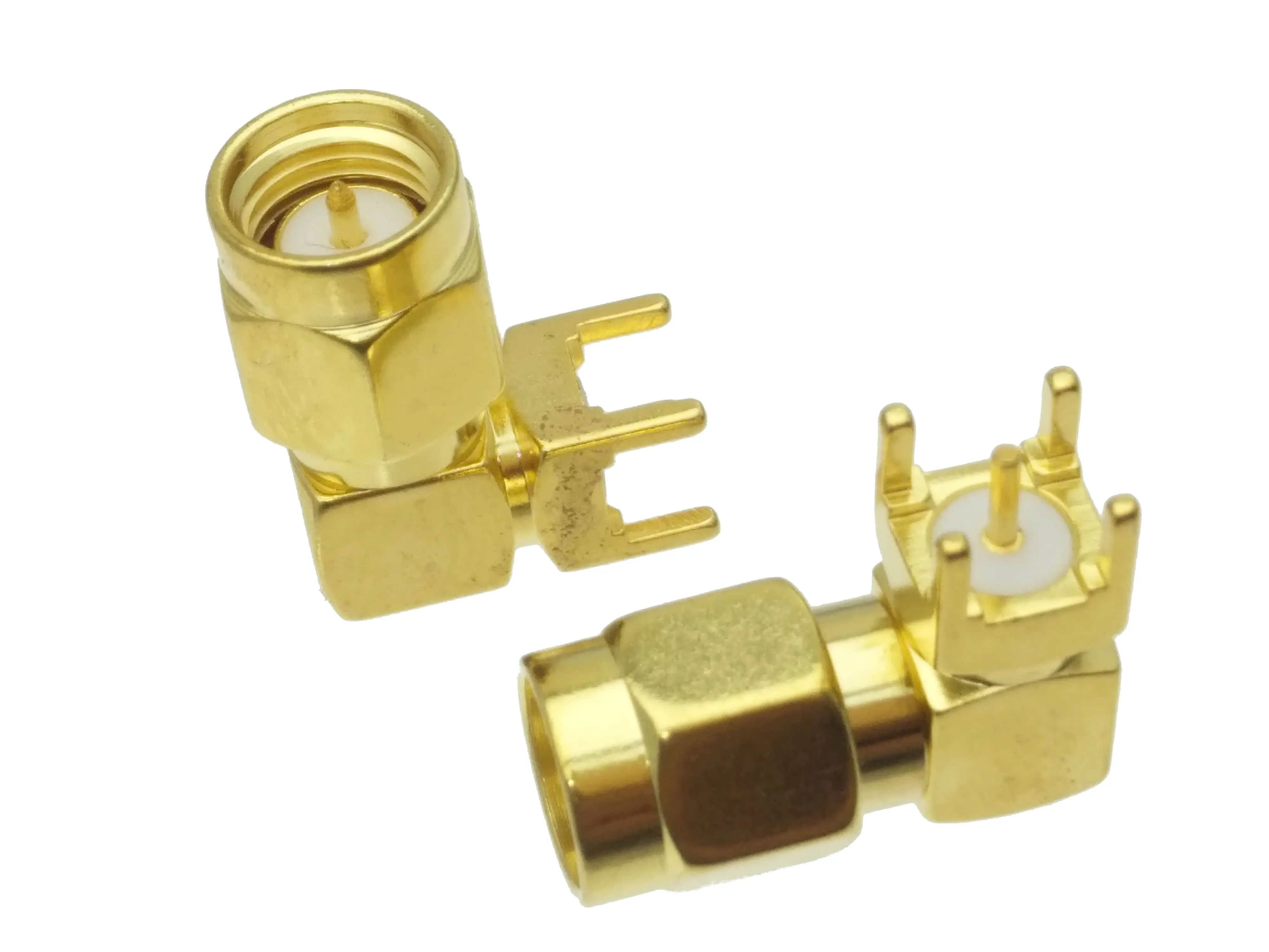 

1 шт. SMA штекер прямоугольный припой для монтажа на печатную плату радиочастотный коаксиальный разъем