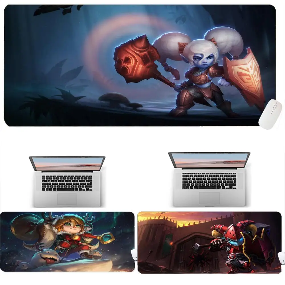 

Desk Mat Poppy League Of Legends Mouse Pads Large Mats Laptop Pc Keyboard Anime Mouse Pad Gamer Xxl Mousepad Kawaii LOL Mause