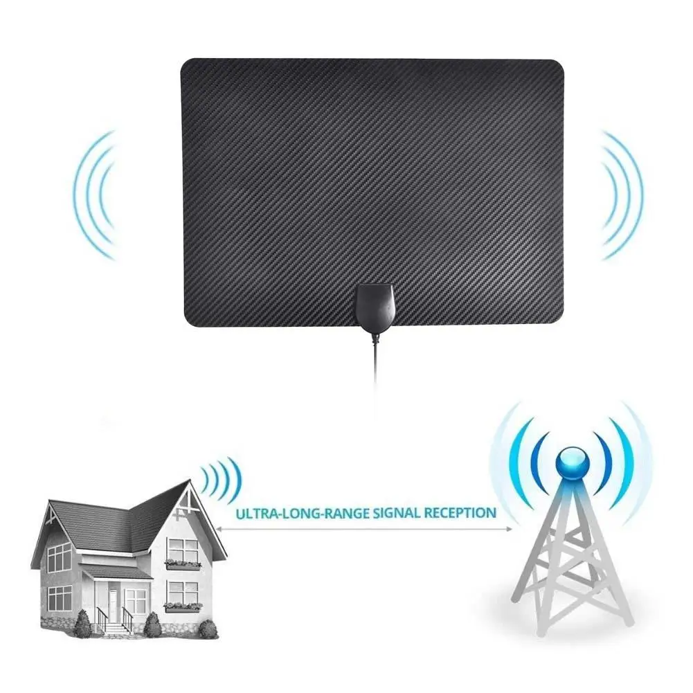 HDTV Antenna Indoor Amplified Digital TV ATSC Cable Support All Television |