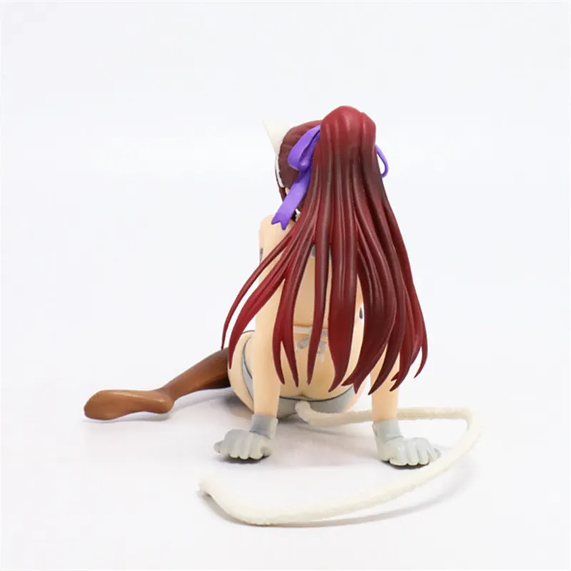 Аниме Сказочный хвост Эрза алый с котом Гравировка Стиль масштаб 1/6 ПВХ