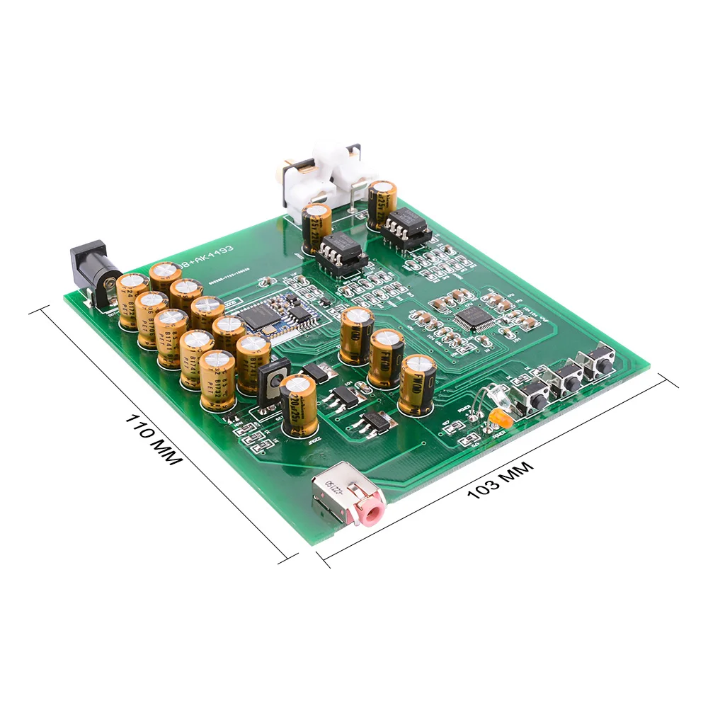 AIYIMA QCC3008 Bluetooth 5 0 декодер аудио Плата DAC AK4493EQ декодирование Op Amp IRC5532 Поддержка