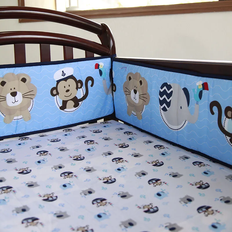 8 шт. Детские Постельное белье для мальчиков голубого и лазурного цвета океана