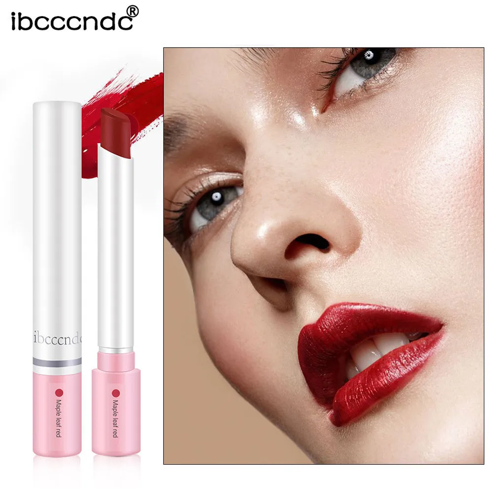 IBCCCNDC Matte Cigarette Lipstick Pack Set 4 Colors Lip Stick Long Lasting Waterproof Matt Lip Stick Tube Nude Red Lips Makeup