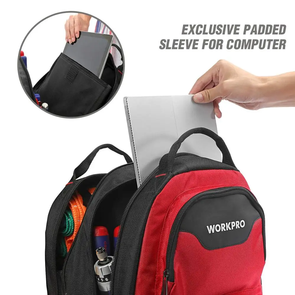 Сумка для инструментов WORKPRO новый дизайн 2020 многофункциональный рюкзак