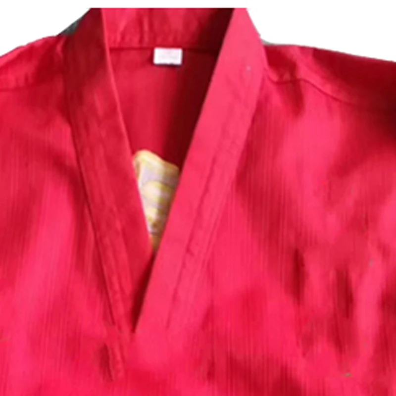 Тхэквондо Униформа добок одежда Черный Взрослый красный TKD каратэ|Прочие