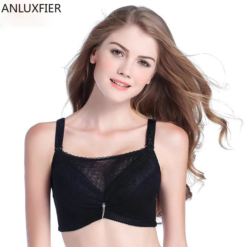 X9039 Mastectomy Bra Tube Top Type Rimless Underwear Gathered Seamless Silicone Breast Forms Prosthesis Bras  Bra Plus Size