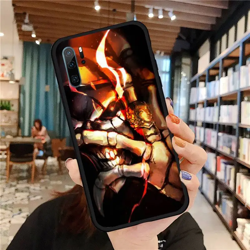 

game Overlord Ainz Ooal Gown Phone Cases For Huawei honor Mate P 9 10 20 30 40 Pro 10i 7 8 a x Lite nova 5t Soft silicone funda