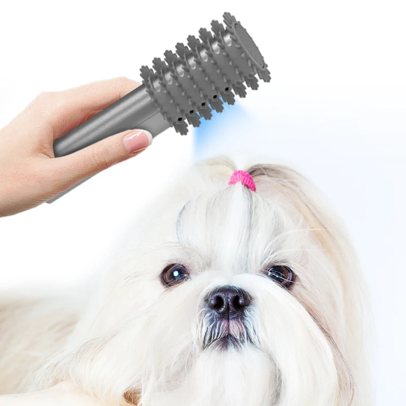 

2 in 1 Multifunction Portable UVC Disinfection Wand Pet UV Sterilization Massage Comb Dog/Cat Com Bing Killing Mites