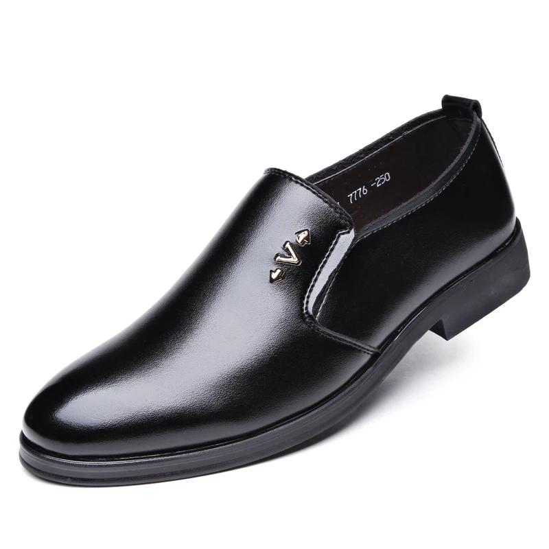 

Pointed Toe business Dress Shoes Men Loafers Leather Oxford Shoes for Men Formal Mariage slip on Wedding party Shoes