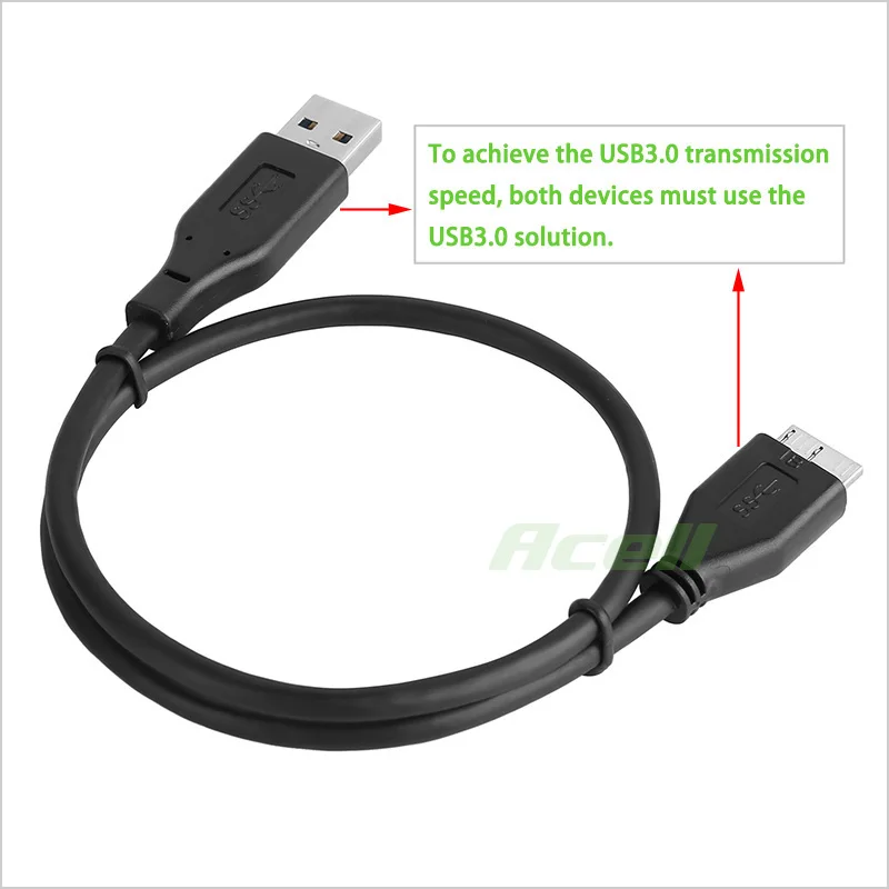 Кабель для передачи данных USB3.0 Micro B топлива LaCie™/LaCie зеркало/LaCie Прочный SSD/дизайн
