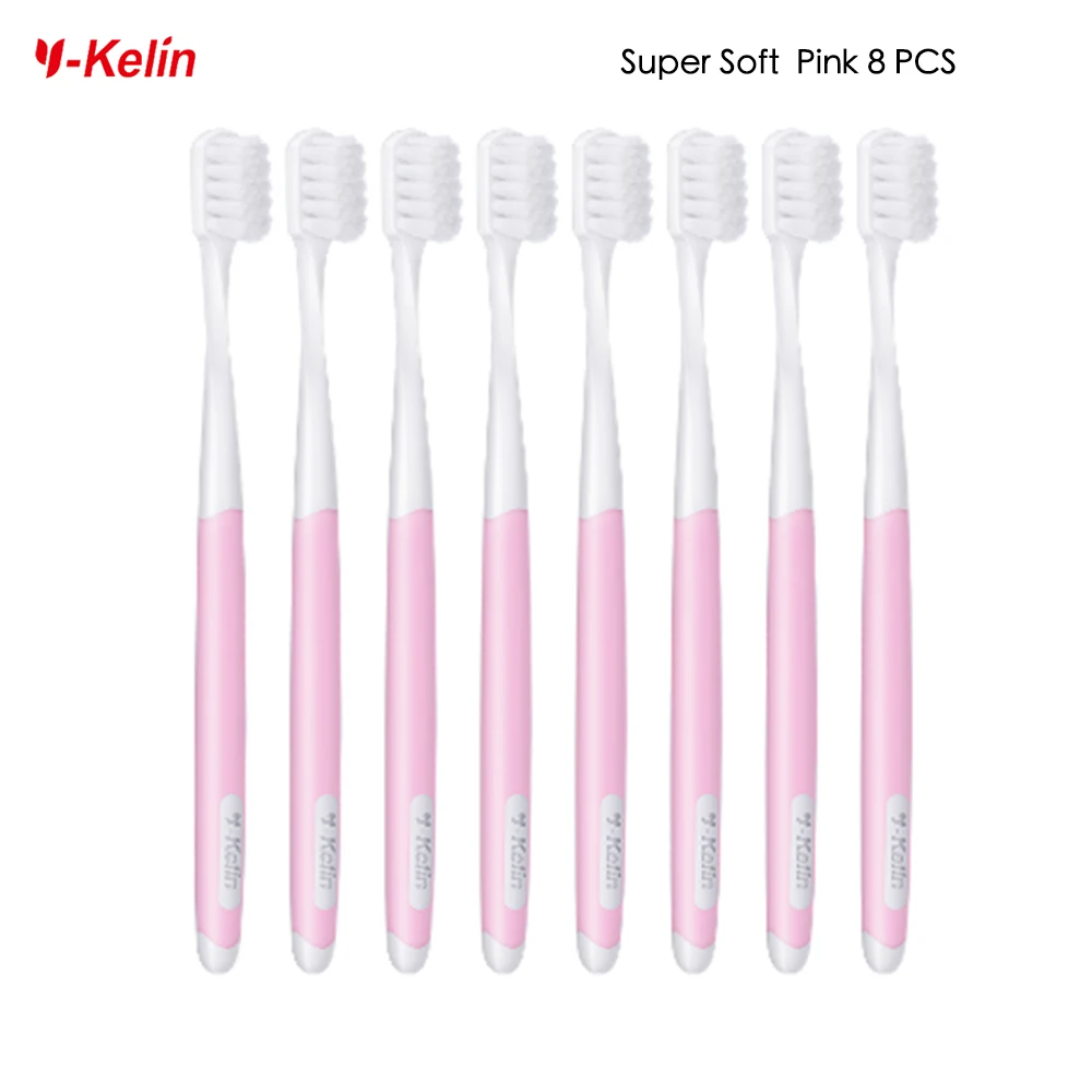 Y Kelin Новая зубная а с высокой плотностью Мягкая ухода за деснами парная teethbrush