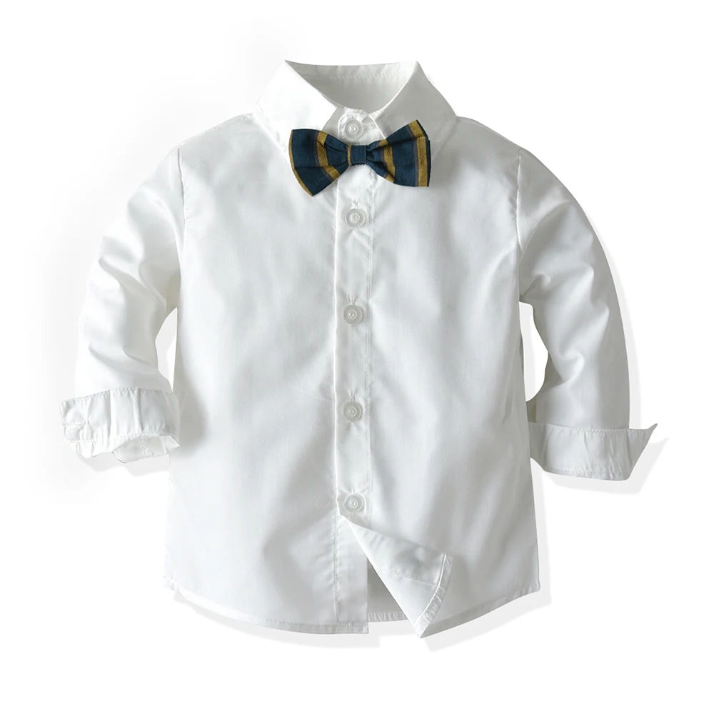 Tem Doger Newborn Boy Clothing Suit Infant Baby Gentleman Tuxedo Outfits Toddler Cotton Fashion Vest+Shirt+Pants Clothes Set |