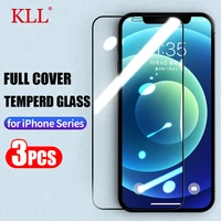 3pcs full cover protective glass for iphone 11 12 13 pro max mini screen protector for iphone 12 pro x xs max xr tempered glass