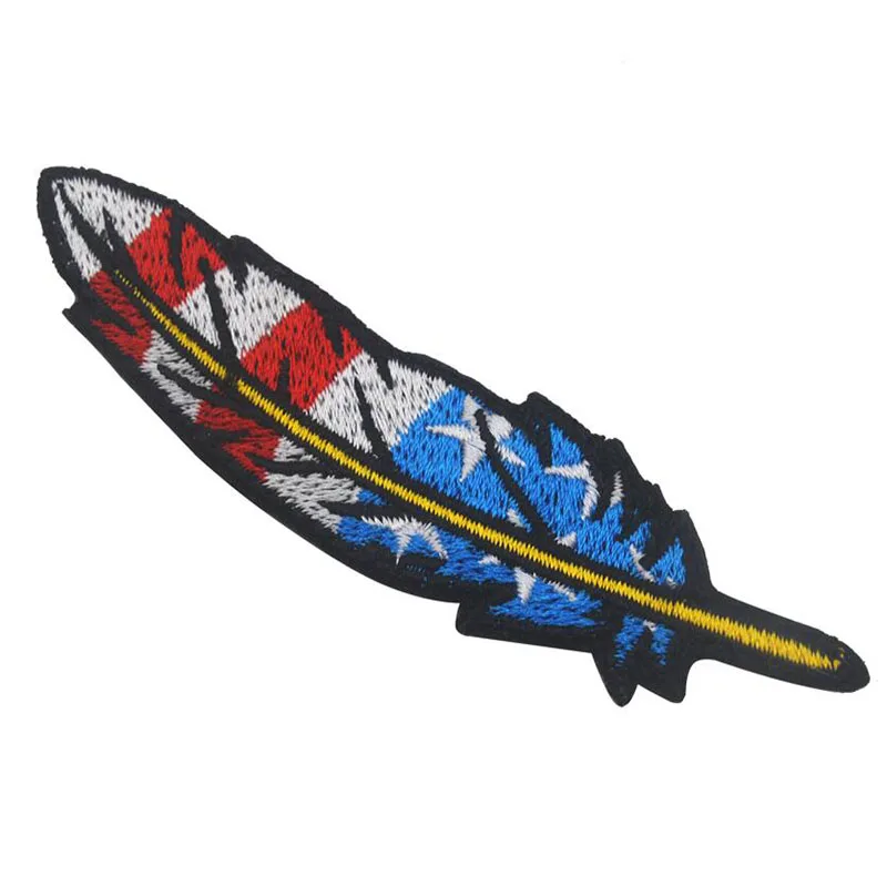 Новинка нашивка с 3D крыльями перьями вышивка нарукавник полосатый платье