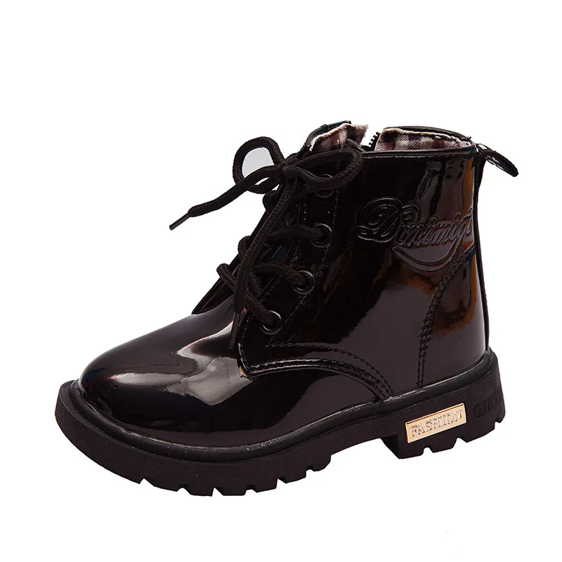 Новые осенние детские модные ботинки martin для мальчиков и девочек удобная мягкая