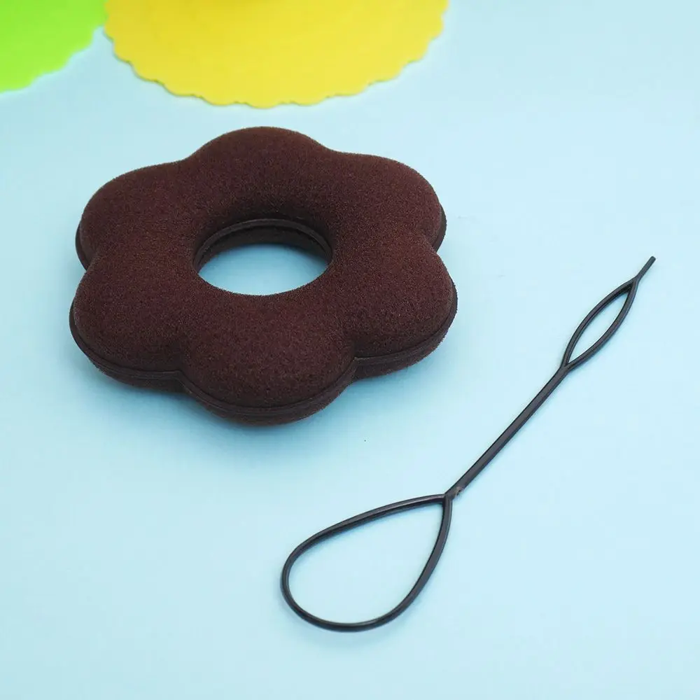 Цветок Форма диадемы инструмент для укладки волос женщин и девочек губка