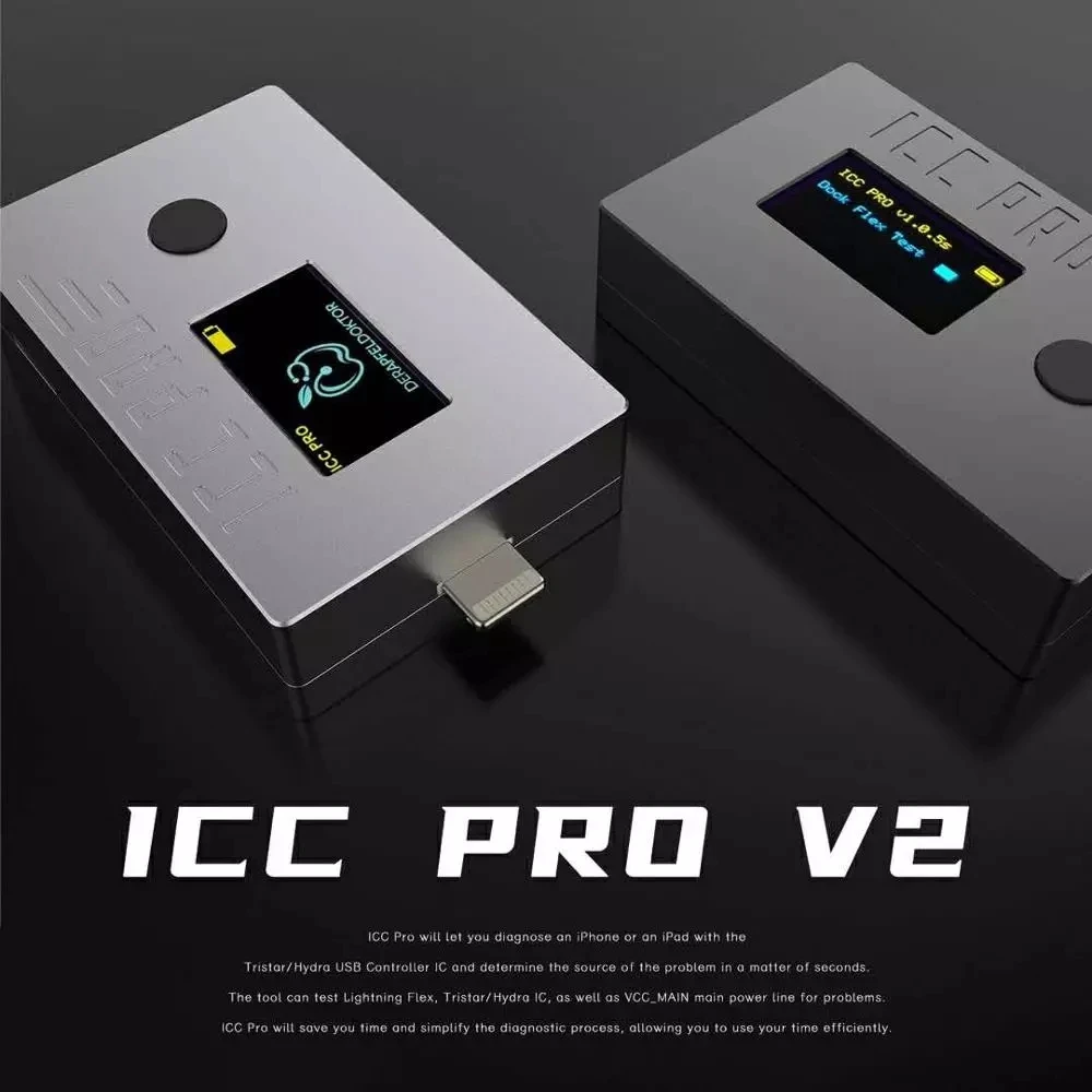 ICC PRO V2 Lightning Flex Tristar Hydra VCC_MAIN Main Power Line Super Fast Tester For iPhone/iPad USB Controller IC Diagnosis