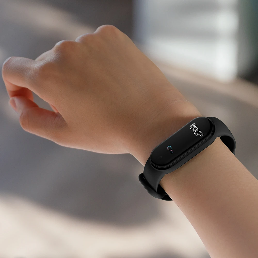 Смарт браслет Xiaomi Mi Band 5 с голосовым помощником пульсометром и управлением через