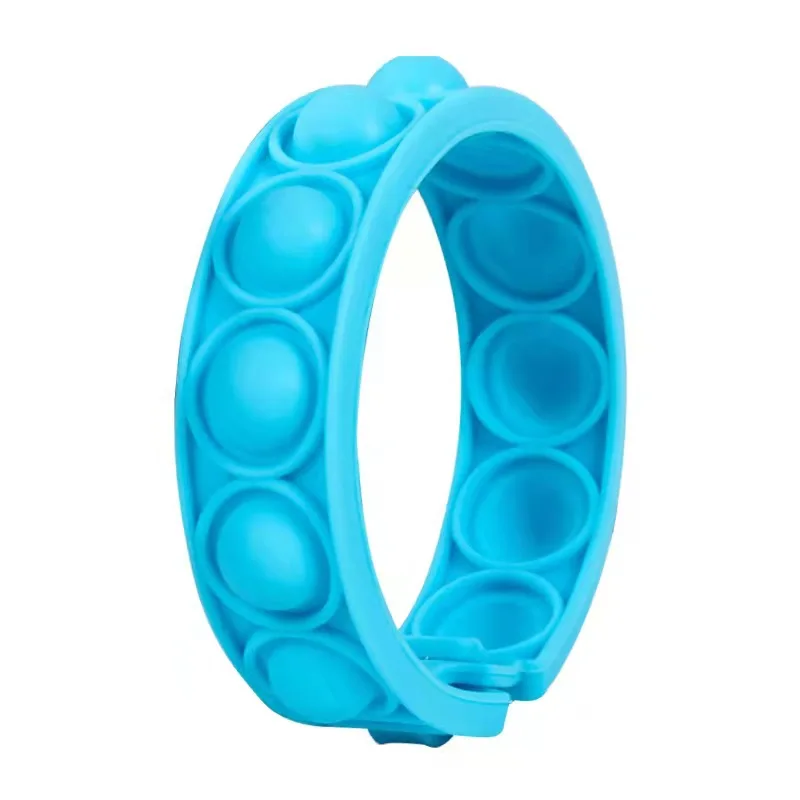 Kid Fidget Toys For Children Push Bubble Dimple Bracelet Decompression Toy Adults Anti Stress Reliever Sensory Kids | Игрушки и хобби