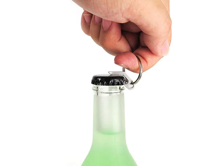 Mini Bottle Opener Lightweight Beer with Keyring EDC Gear Pocket Tool Utility Gadget for Outdoor Camping Hiking | Спорт и