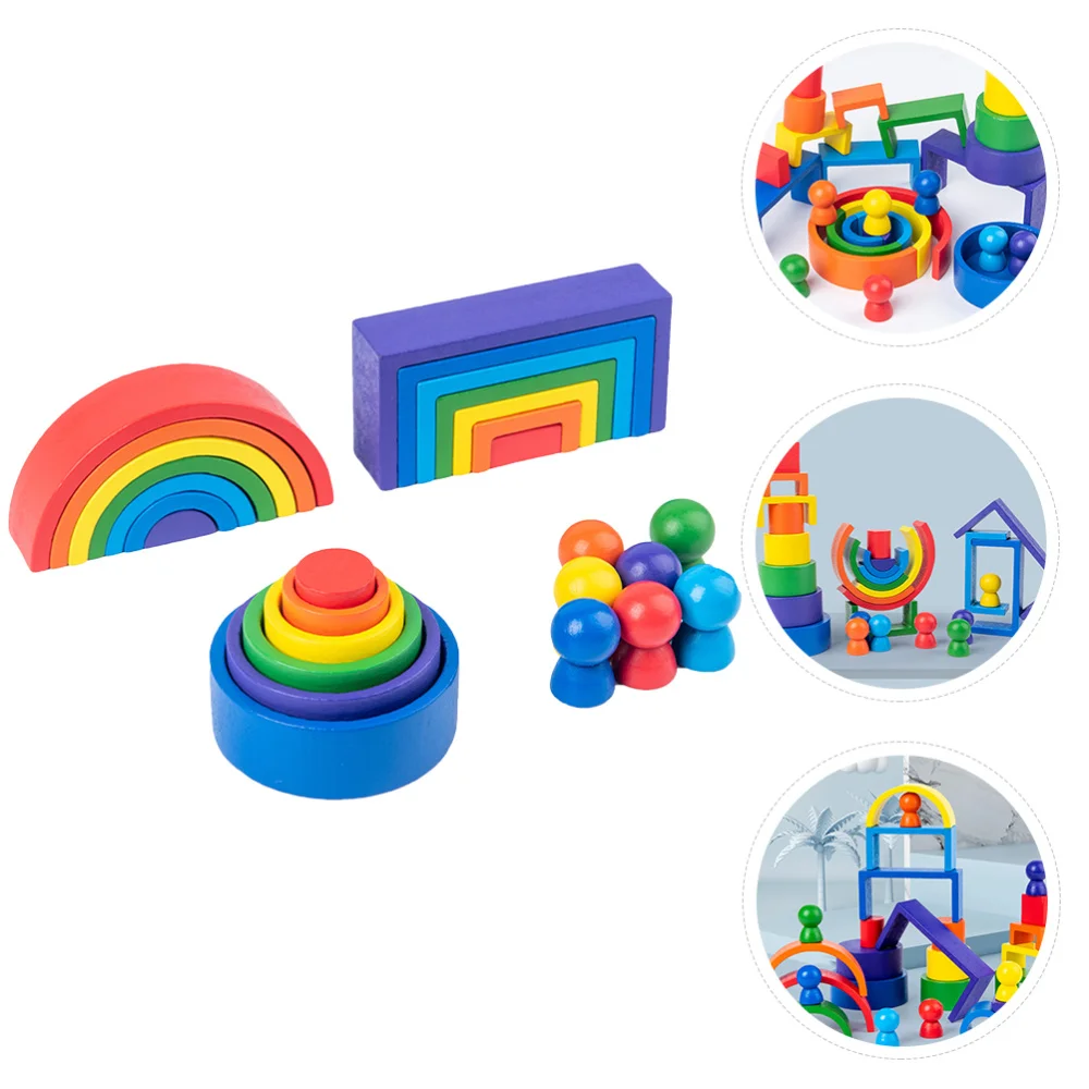 

1 Set Adorable Stacking Plaything Funny Stacker Blocks Educational Plaything