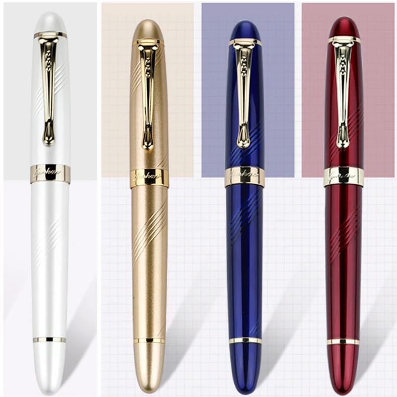 Jinhao G перо металлическое модифицированное Caneta каллиграфия круглый корпус цветок корпус английская перьевая ручка канцелярские принадлежности заменитель dip Ручка 450/599