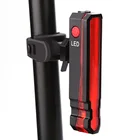 Велосипедный фонарь, складной лазерный велосипедный фонарь, передний и задний фонарь безопасности, предупреПредупреждение велосипедный фонарь, 500 мАч, зарядка через USB, задний фонарь для велосипеда