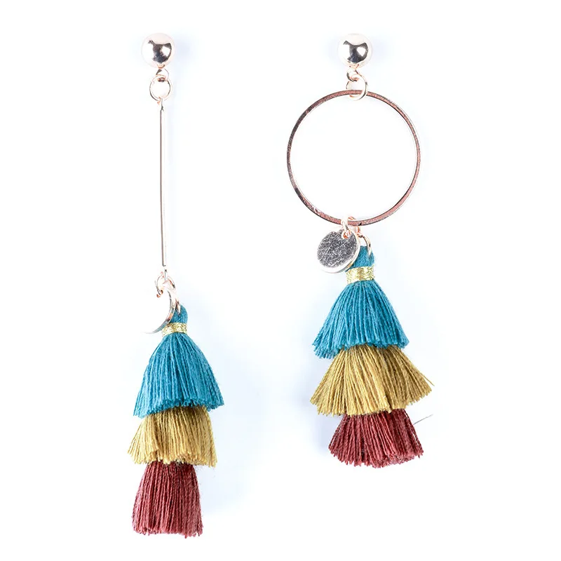 Женские серьги с тонкими кисточками длинные в Корейском стиле 2019 | Украшения и