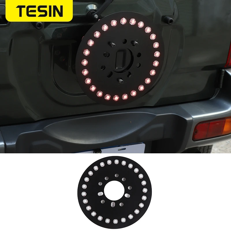 

TESIN Car Signal Lamp for Jeep Wrangler JK 2007-2018 Rear Spare Tire Brake Light With LED for Jeep Wrangler JL 2018+ Accessories