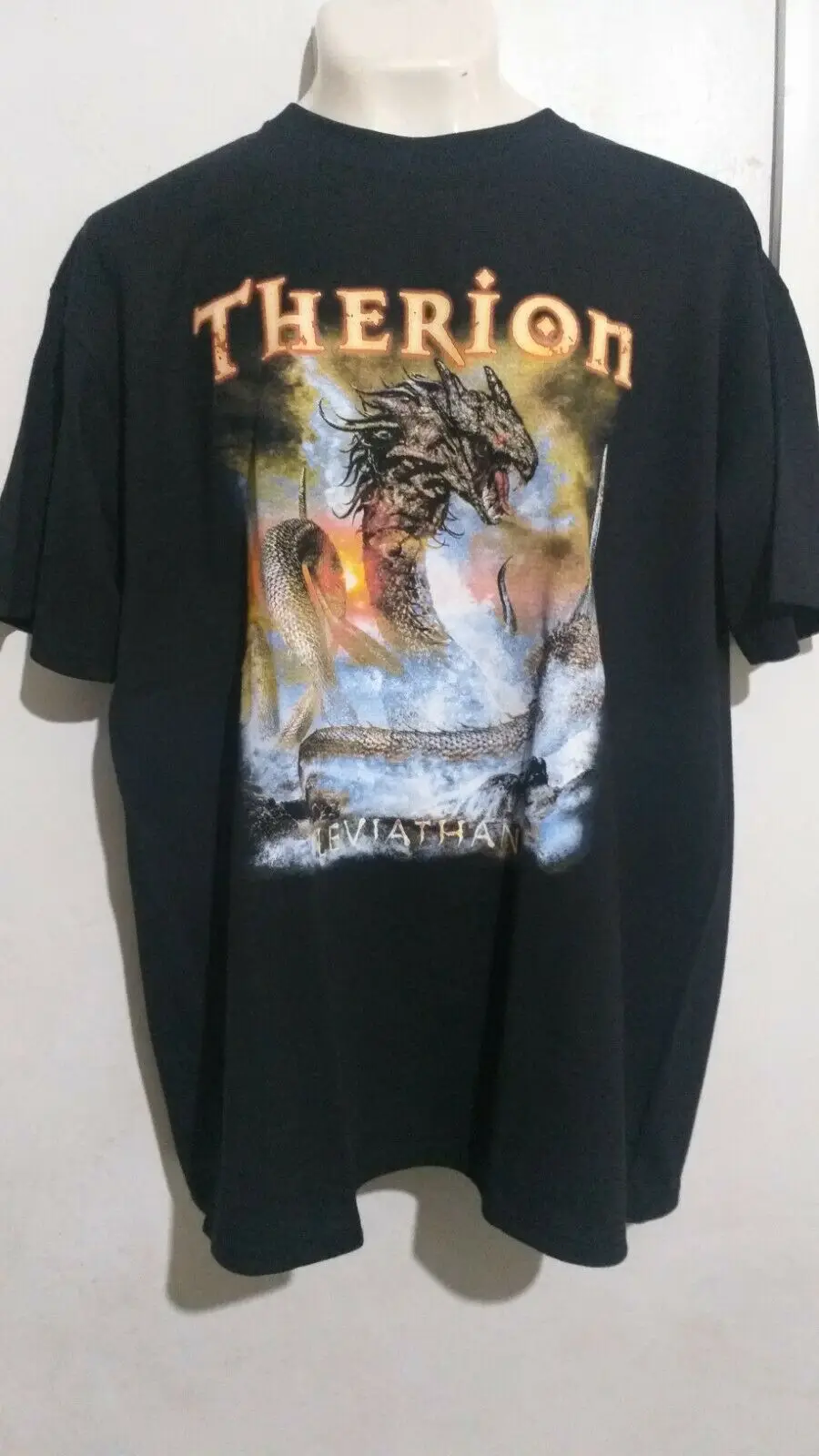 Therion Leviathan футболка симфонический металл Haggard Septicflesh Nightwish|Мужские футболки| |