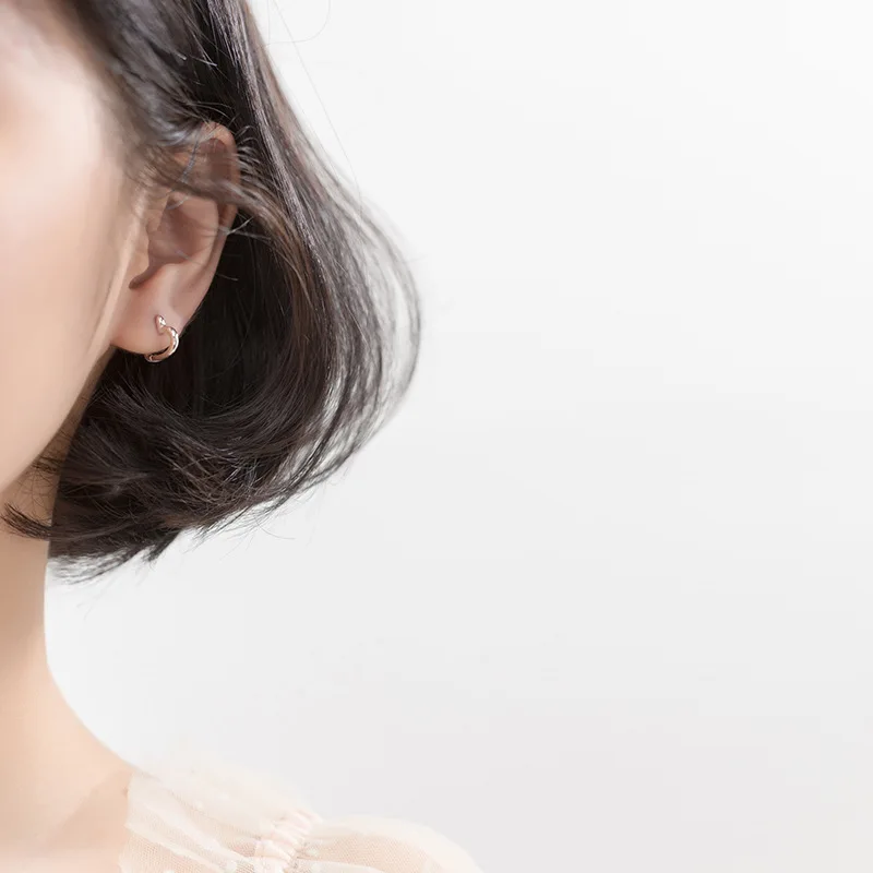 

Piercing Heart Stud Earrings for Women Femme Wedding Party Femme pendientes Brincos eh495 korean earrings jewelry