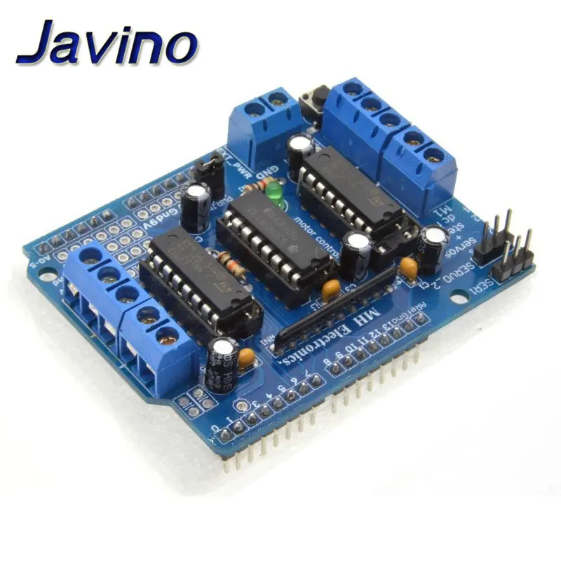 L293D Щит двигателя двойной для arduino Duemilanove плата расширения щит управления