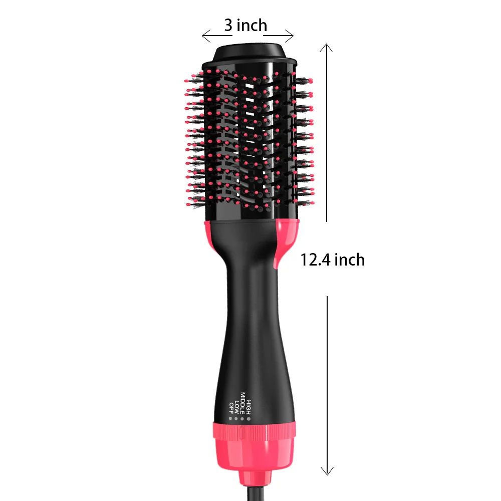 

LISAPRO One Step Hair Dryer Brush Household Hot Air Brush & Volumizer Hair Curler Straightener Salon Hair Styling Tools