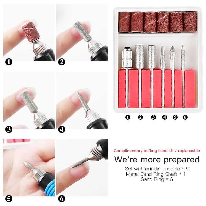 Аппарат для маникюра и педикюра DIOZO электрическая мини дрель