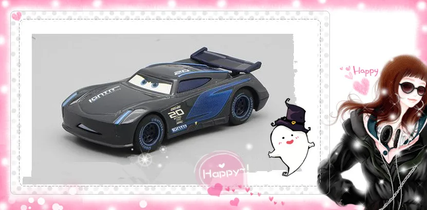Disney тачки из сплава, модель автомобиля, игрушечный автомобиль 1:55, фиолетовый holly Luigi Lightning McQueen Чико Хикс doc Hudson его друзья - Цвет: Photo Color