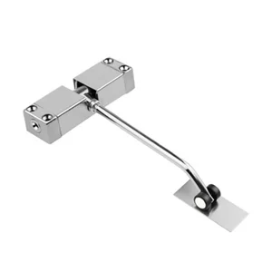 automatic door closer security system door closer aluminum alloy automatic door spring silver tone intensity slides free global shipping