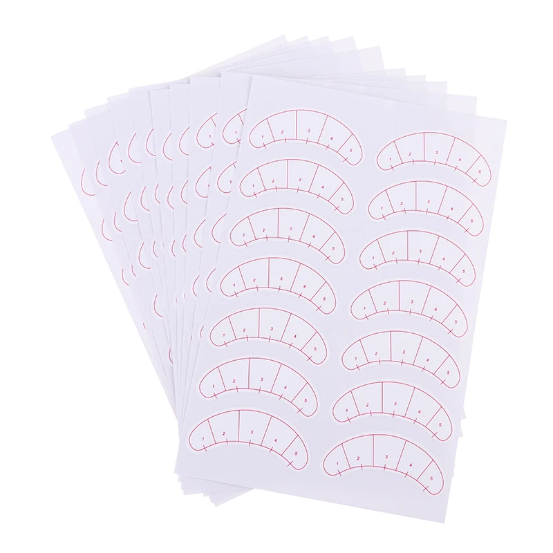 

70pairs/pack Paper Patches 3D Eyelash Under Eye Pads Lash Eyelash Extension Paper Patches Eye Tips Sticker Wraps Make Up Tools