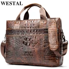 Сумка-мессенджер мужская из натуральной кожи, с отделением через плечо, 5555