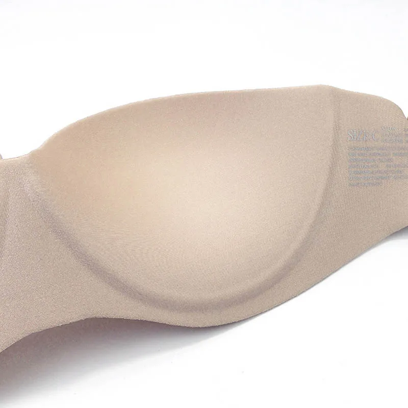 Бюстгальтер женский с чашками пуш ап пикантный силиконовый Бралетт без бретелек