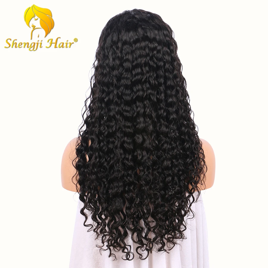 

13x6 Brazilian Lace Front Human Hair Wigs Pre Plucked With Baby Hair 200% Remy Hair Water Wave Lace Frontal Wig Bleached Knots