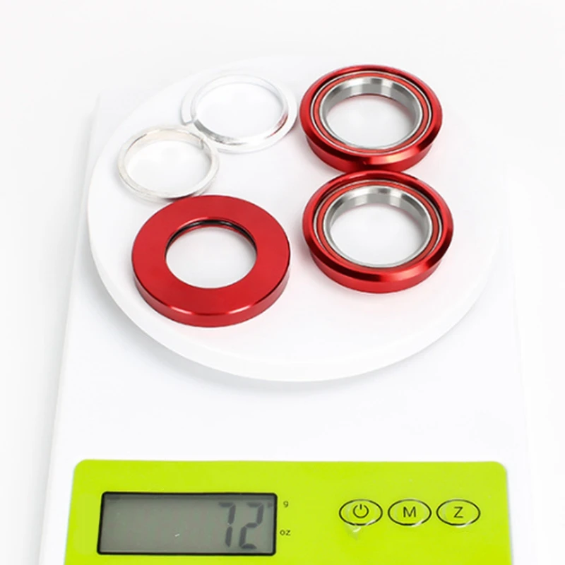 

1 Pcs 44mm CNC Folding Mountain Bike Headset Sealed Bearing & 1 Pcs Superlight Front Light Bracket Bike Light Holder