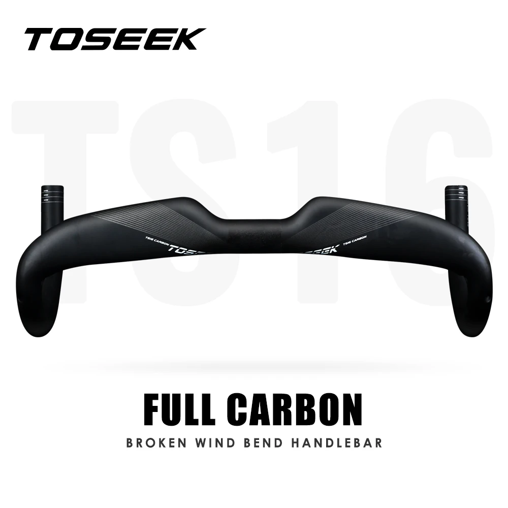 

TOSEEK TS16 Matte UD Carbon Bent Bar Road Handlebar Bicycle Accessories 400mm 420mm 440mm Handles For Road Bike Parts