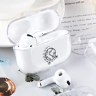Чехол для беспроводных наушников Apple AirPods Pro, чехол с картой мира, прозрачный жесткий чехол для наушников из поликарбоната, чехол для наушников Airpods Pro Gen 3