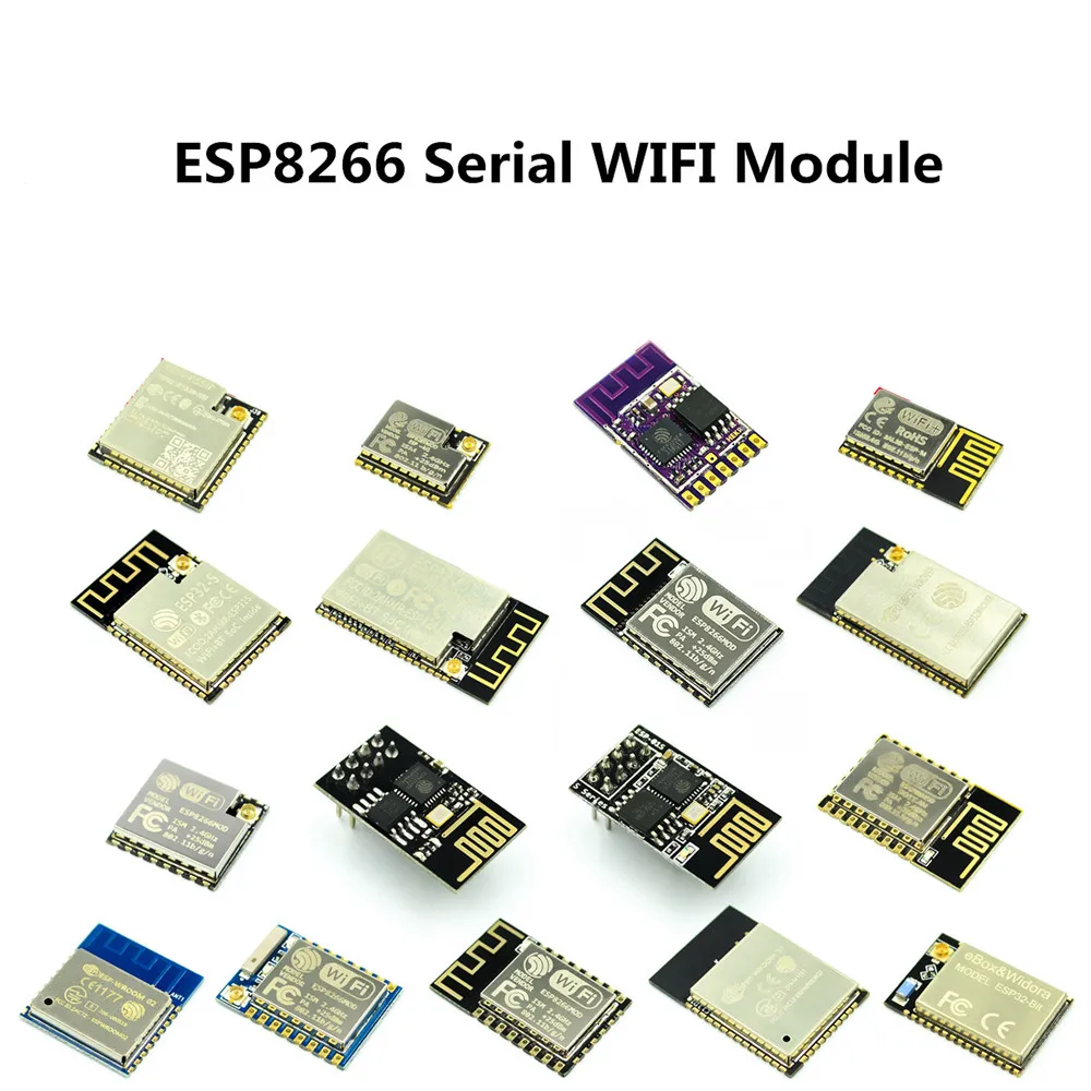 ESP8266 Serial WIFI Module ESP-12 12E 12F 12S 07 07S 01 01S M1 M2 ESP32-S wro02 A1S ESP12 | Электронные компоненты и