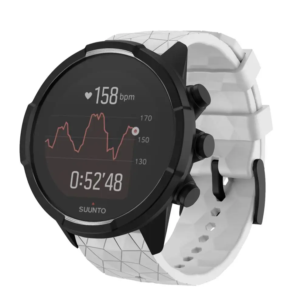 Силиконовый сменный ремешок для наручных часов Ремешок для Suunto 9 Baro титановый медный браслет совместим с Suunto Spartan Baro