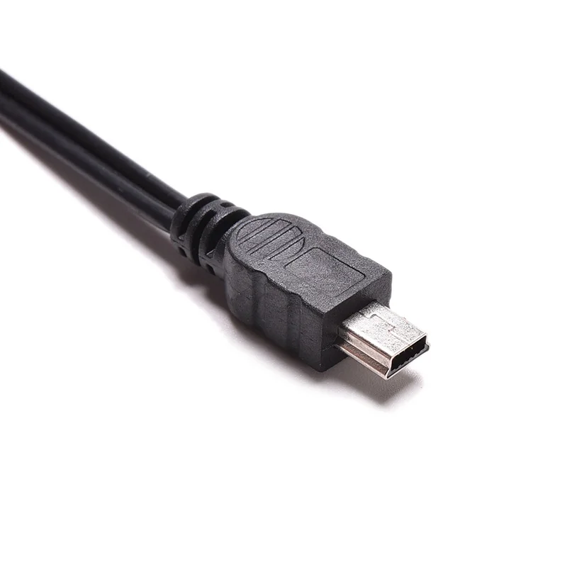 50 см 1 шт. USB Mini Male to 2 0 5pin стандартный + 3 5 мм AUX аудио разъем Соединительный Кабель