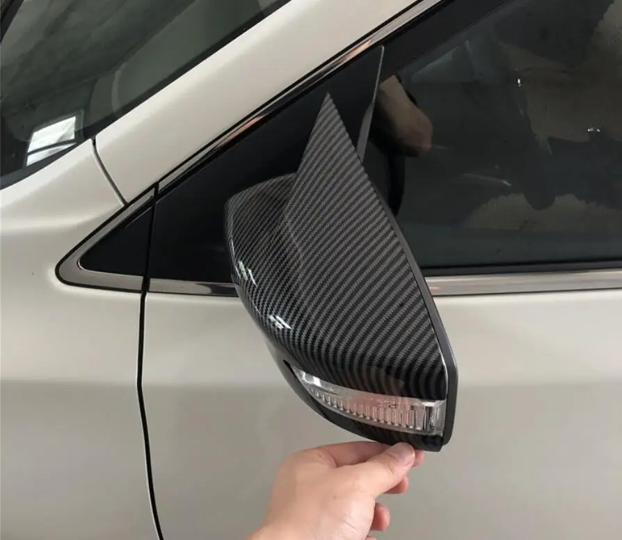 For Sylphy Sentra 2014-2018 Back Mirror Covers Reversing mirror case cover Look ABS 2PCS Cover paste Side |
